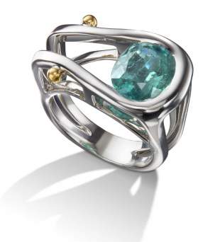 MODÈLE Tourmaline bleue -verte
