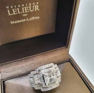 Bague Clémentine or et diamants